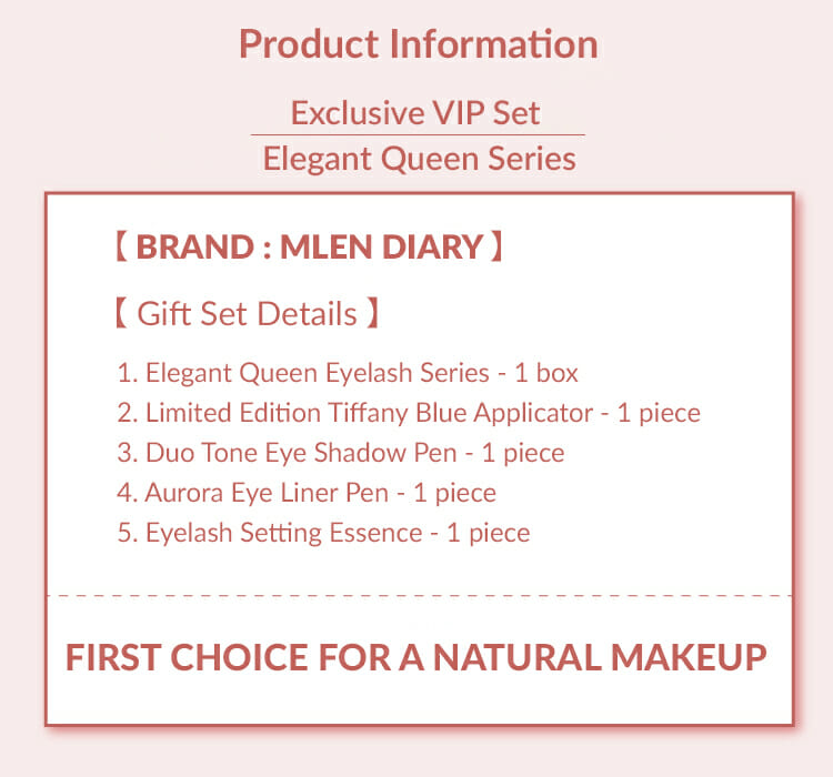 Elegant Queen Series,Exclusive VIP Set A - Elegant Queen,MLEN,MLEN Magnetic Eyelashes