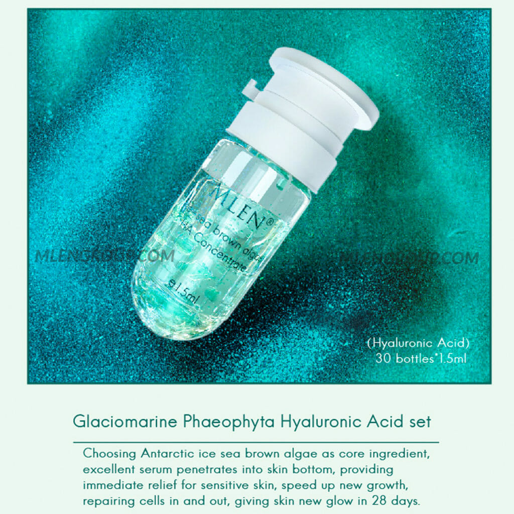 mlen group mlen exclusive vip set b glaciomarine phaeophyta hyaluronic acid set 3