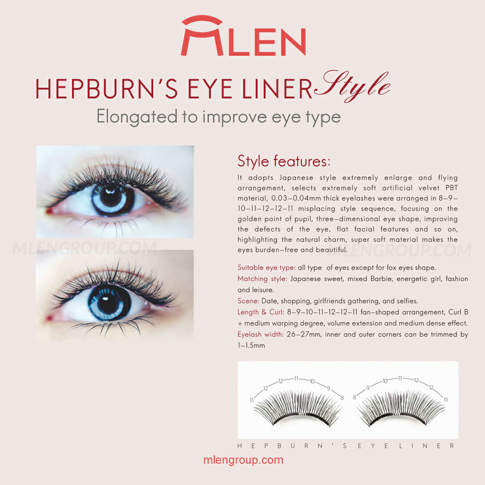 mlen group mlen magnetic eyelashes hepburn's eyeliner 8
