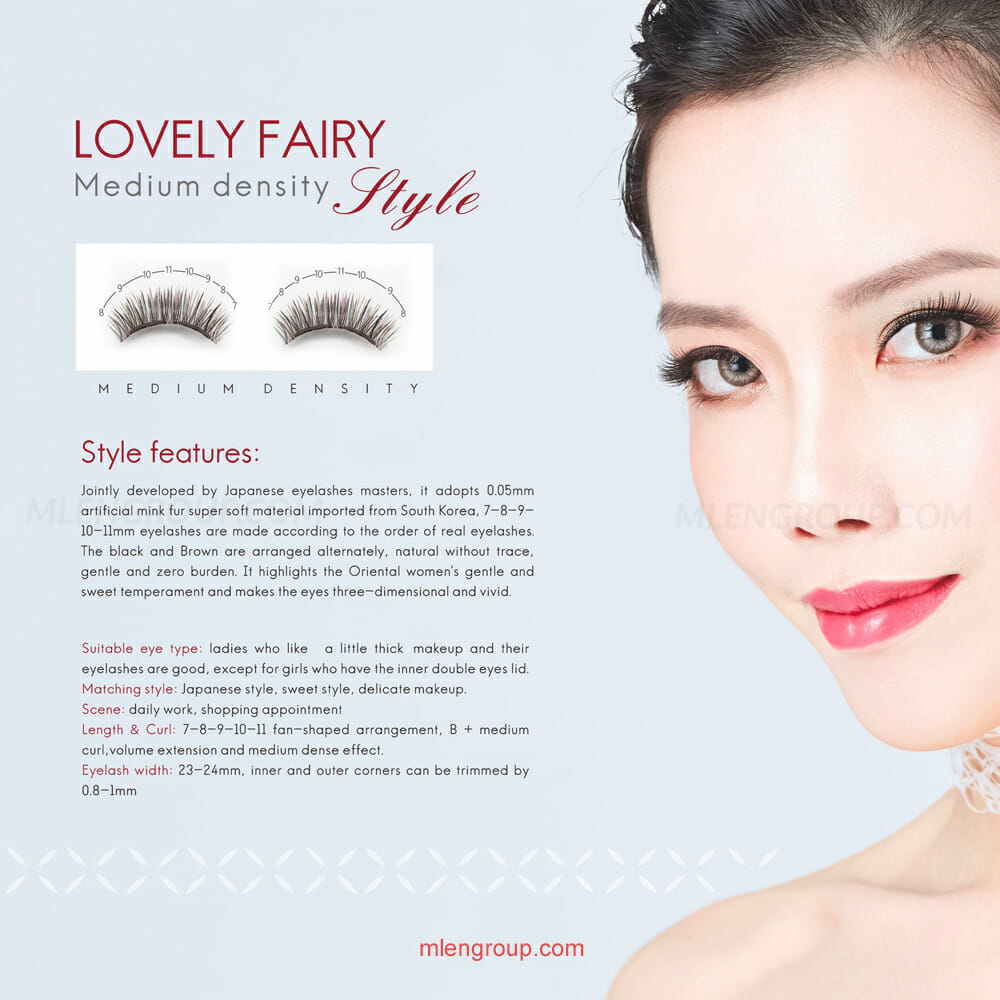 mlen group mlen magnetic eyelashes refreshing fairy style 8
