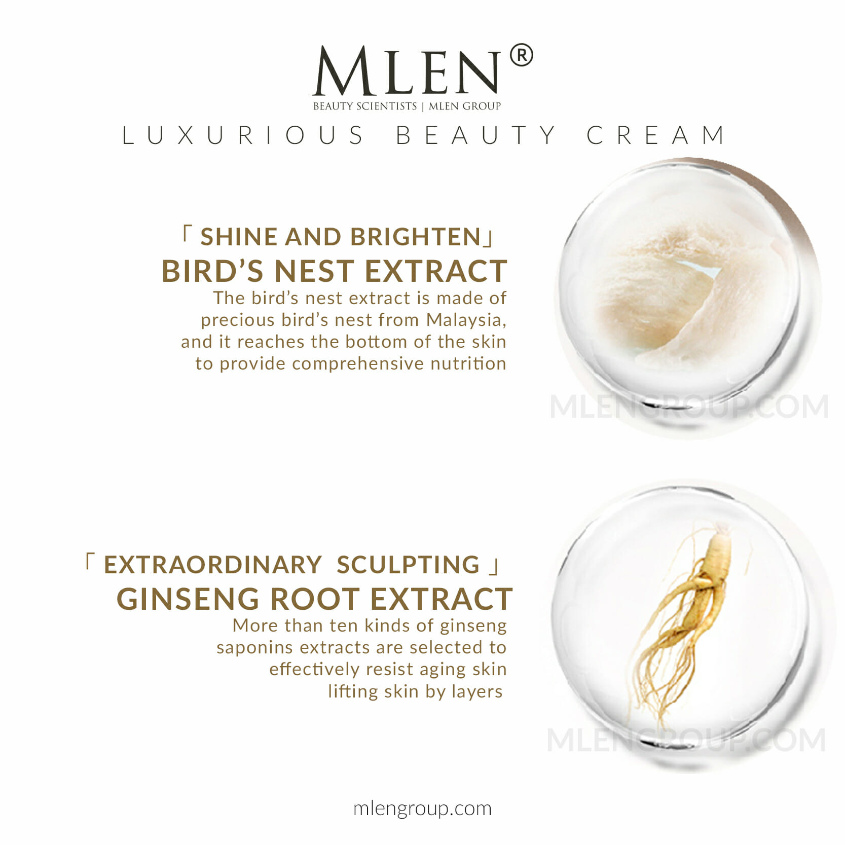 mlen group mlen exclusive set c luxurious beauty cream 7