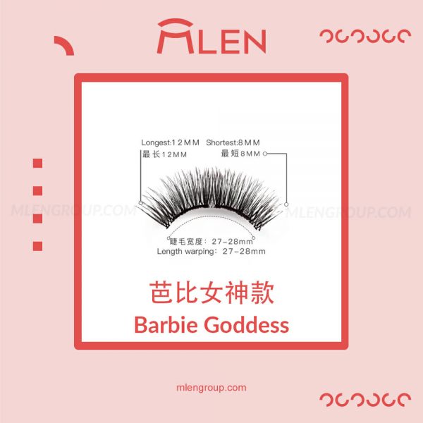 mlen group mlen magnetic eyelashes barbie goddess 1 mlen group mlen magnetic eyelashes barbie goddess 1
