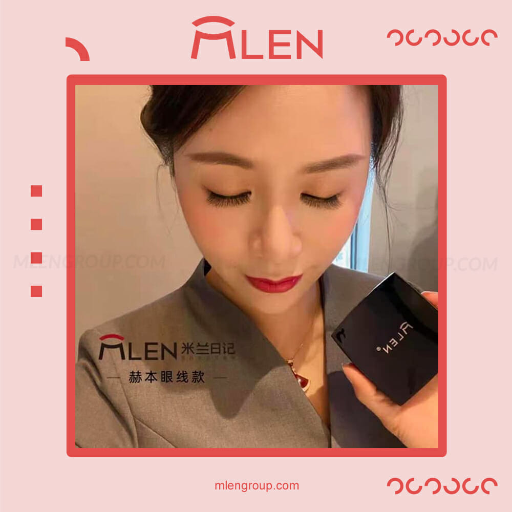 mlen group mlen magnetic eyelashes hepburn's eyeliner 7