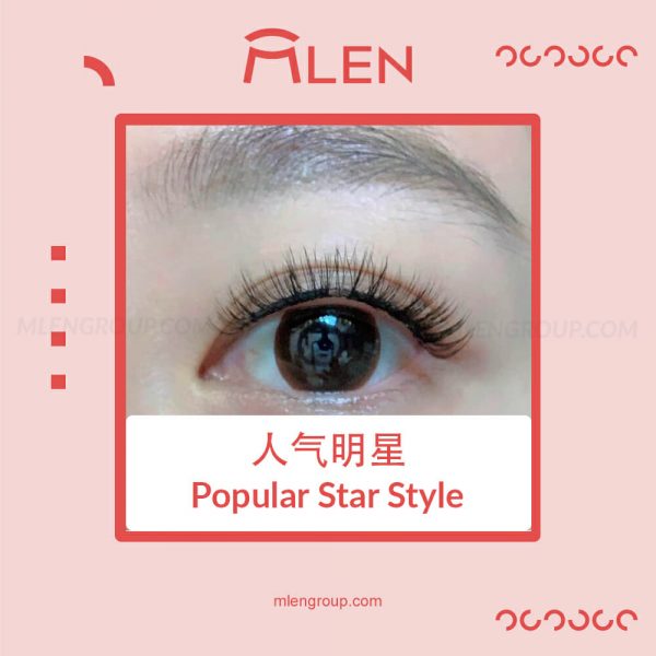 mlen group mlen magnetic eyelashes popular star style 2
