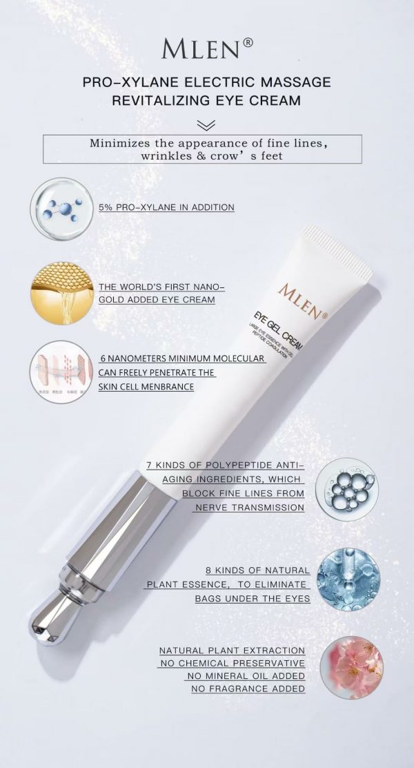 mlen group pro xylane electric massage revitalizing eye cream 6