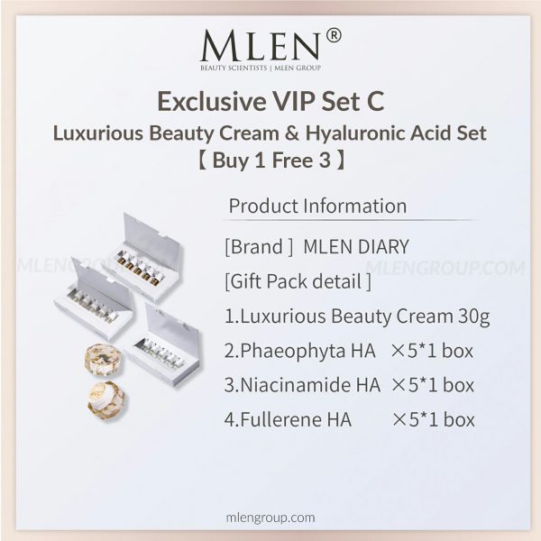 mlen group mlen exclusive set c luxurious beauty cream 2
