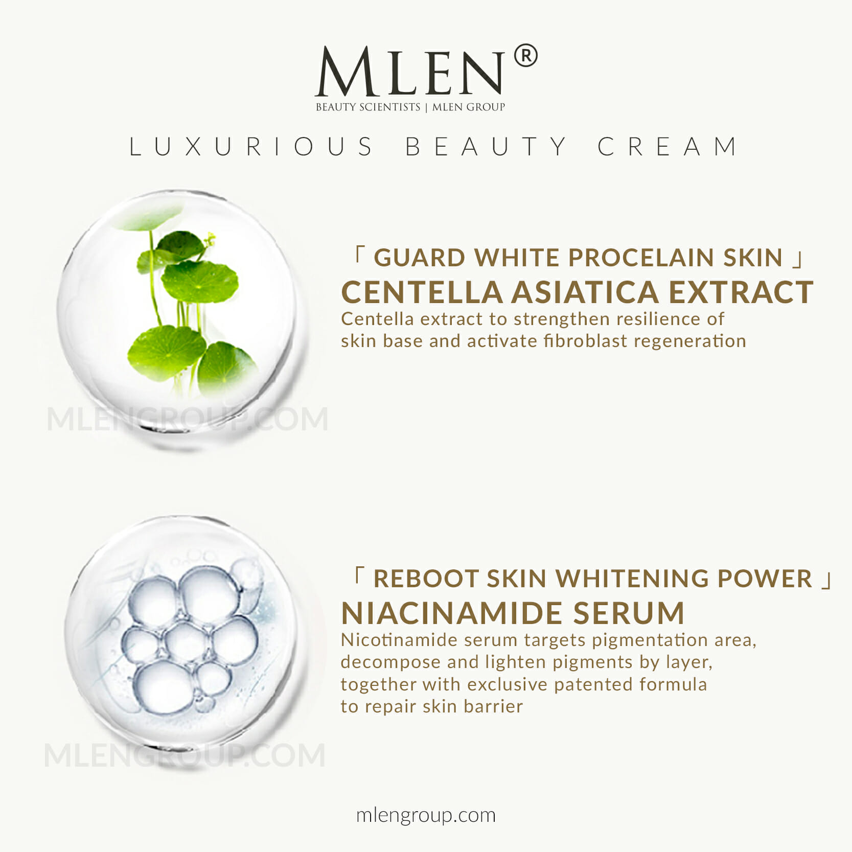 mlen group mlen exclusive set d luxurious beauty cream 7