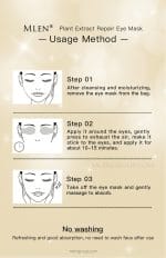 mlen plant extract repair eye mask 05