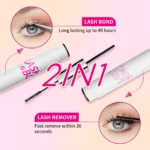 lazy lash bond 2 in 1 (diy lashes)