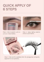 mlen 4th gen magnetic eyelash in mermaid applicator